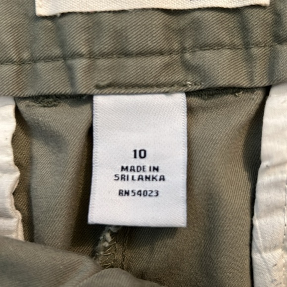 GAP Favorite Chino khaki green skirt size 10 - Picture 5 of 8